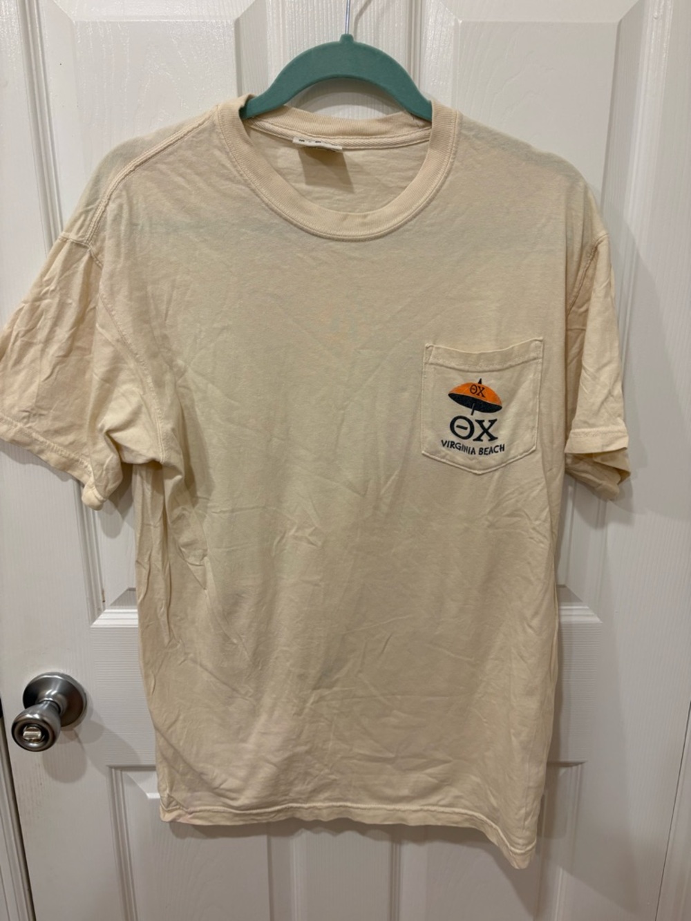Theta Chi Fraternity Short Sleeve T-Shirt Spring Formal 2019 Virginia Beach Sz M